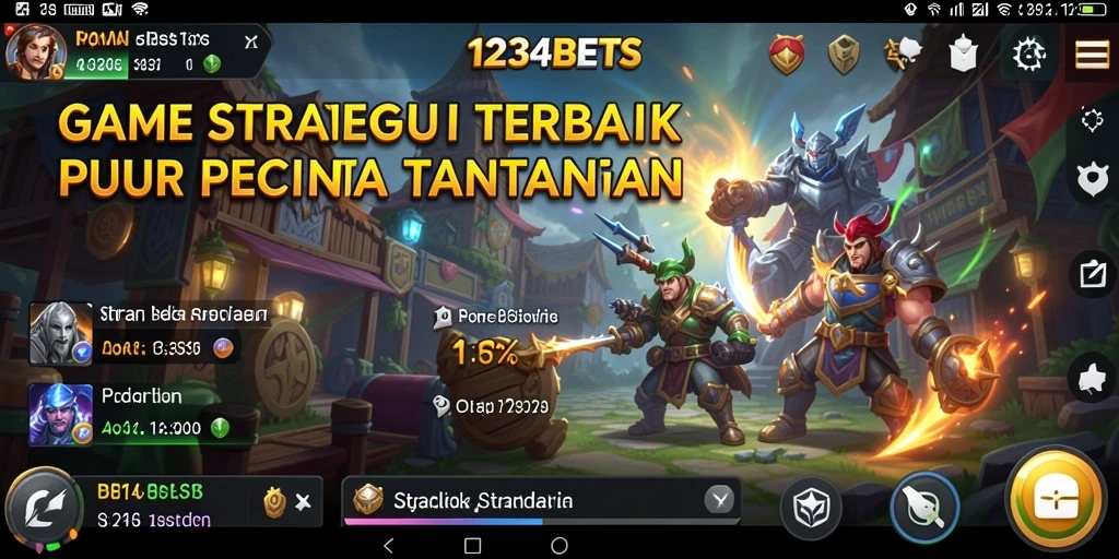 Tampilan gameplay 1234BETS yang penuh strategi dan taktik.