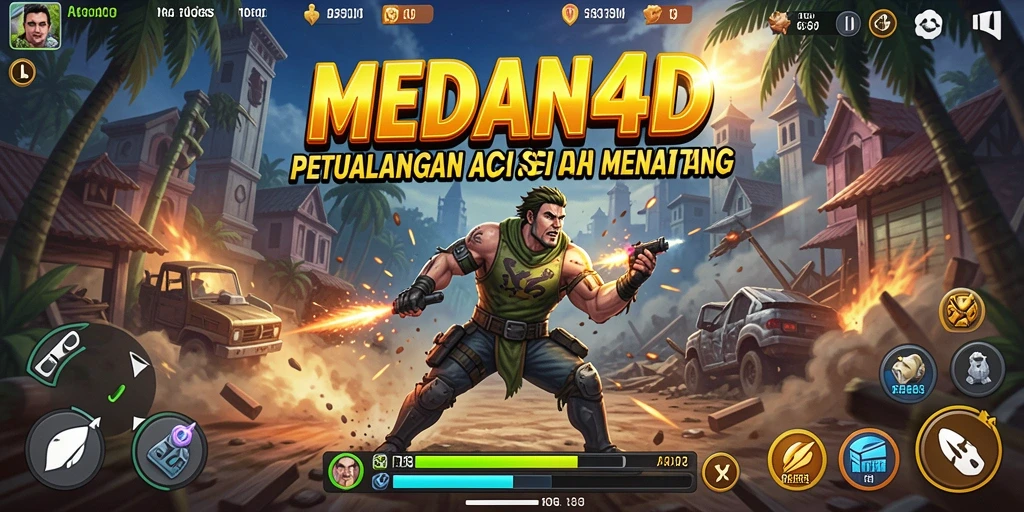 Menggambarkan aksi seru di MEDAN4D dengan gameplay mendebarkan.