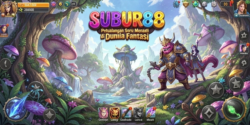 Tangkapan layar dari gameplay petualangan menarik SUBUR88.