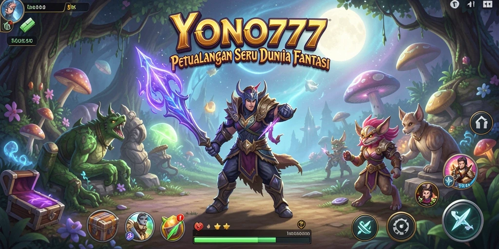 Tampilan gameplay YONO777 yang mendebarkan dalam petualangan fantastis.