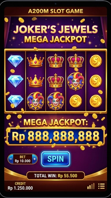 Tampilan utama aplikasi a200m dengan berbagai pilihan aplikasi.